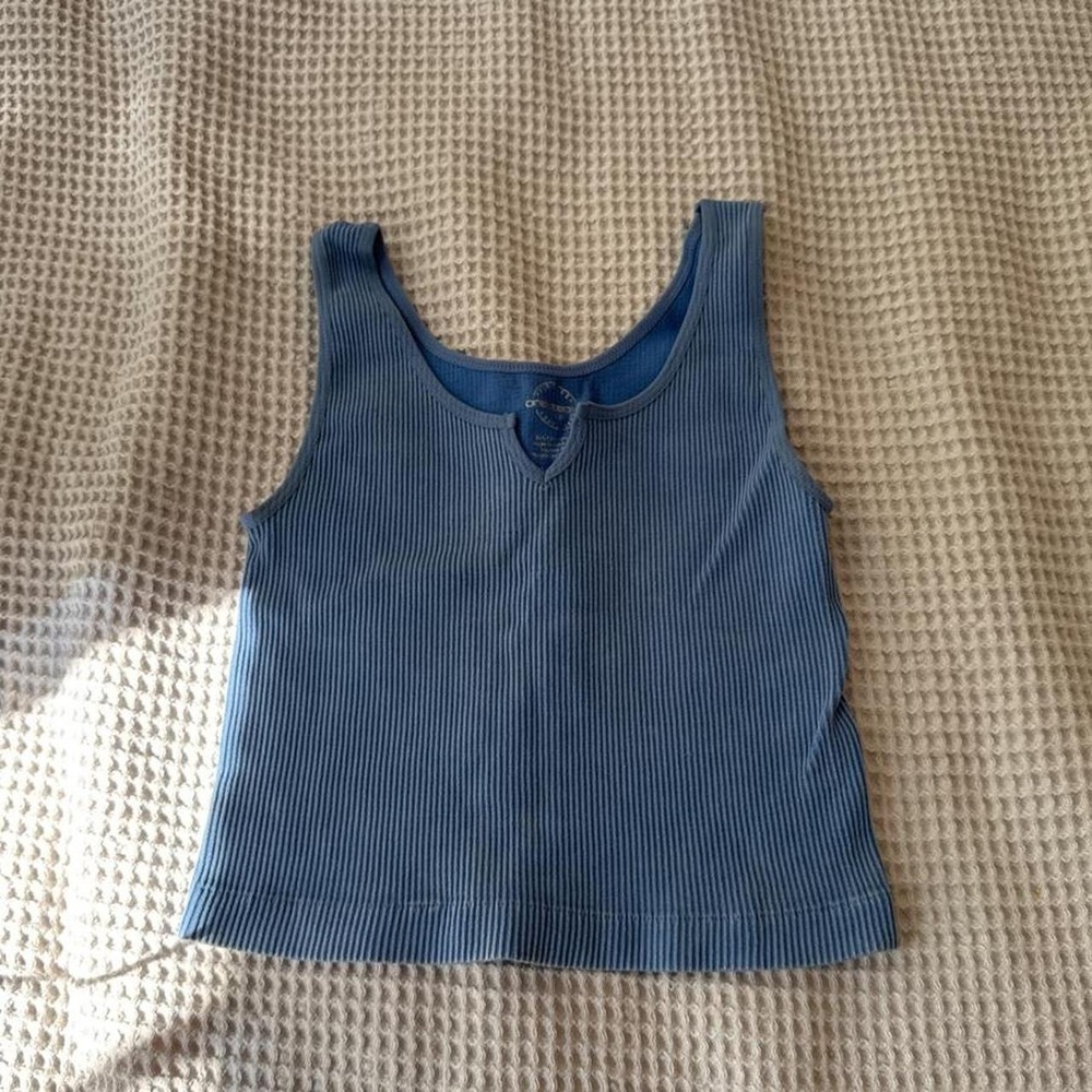Chestnut Hill blue striped tank top‎ Size M